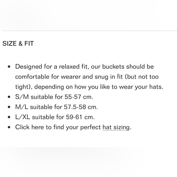 Lack of Color NWT Wave Bucket Hat in Peach. Size M-L - Picture 7 of 7